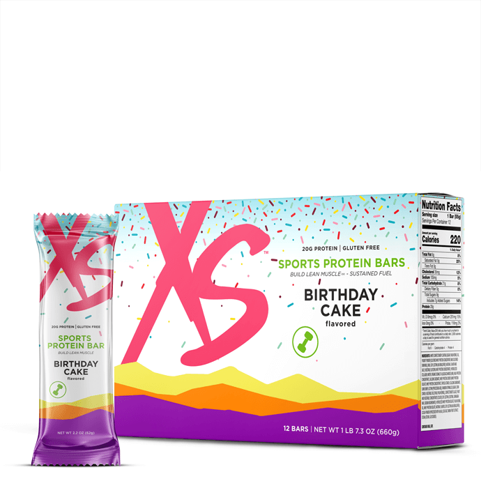 XS™ Sports Protein Bars – Chocolate Berry 12 bar pack