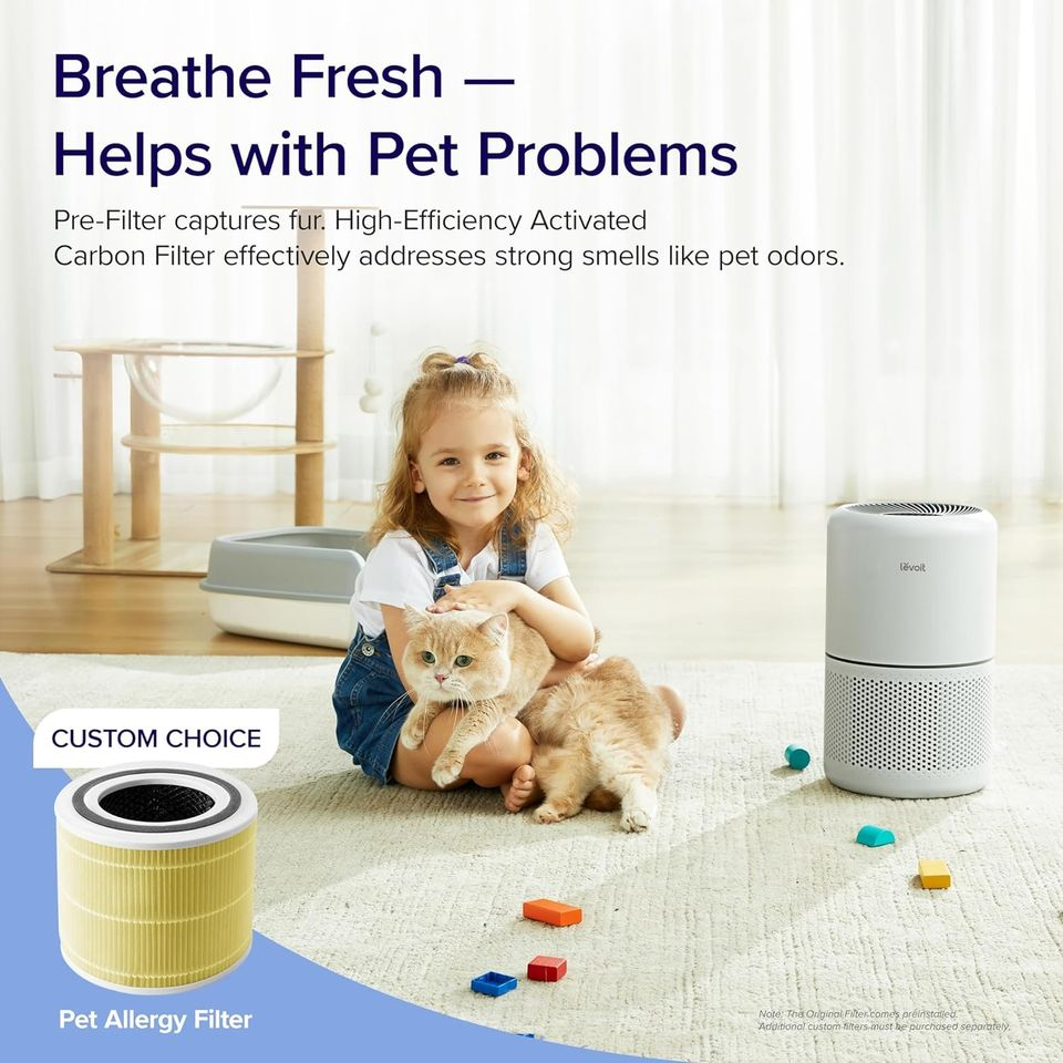 LEVOIT Air Purifier for Home Allergies Pets Hair in Bedroom