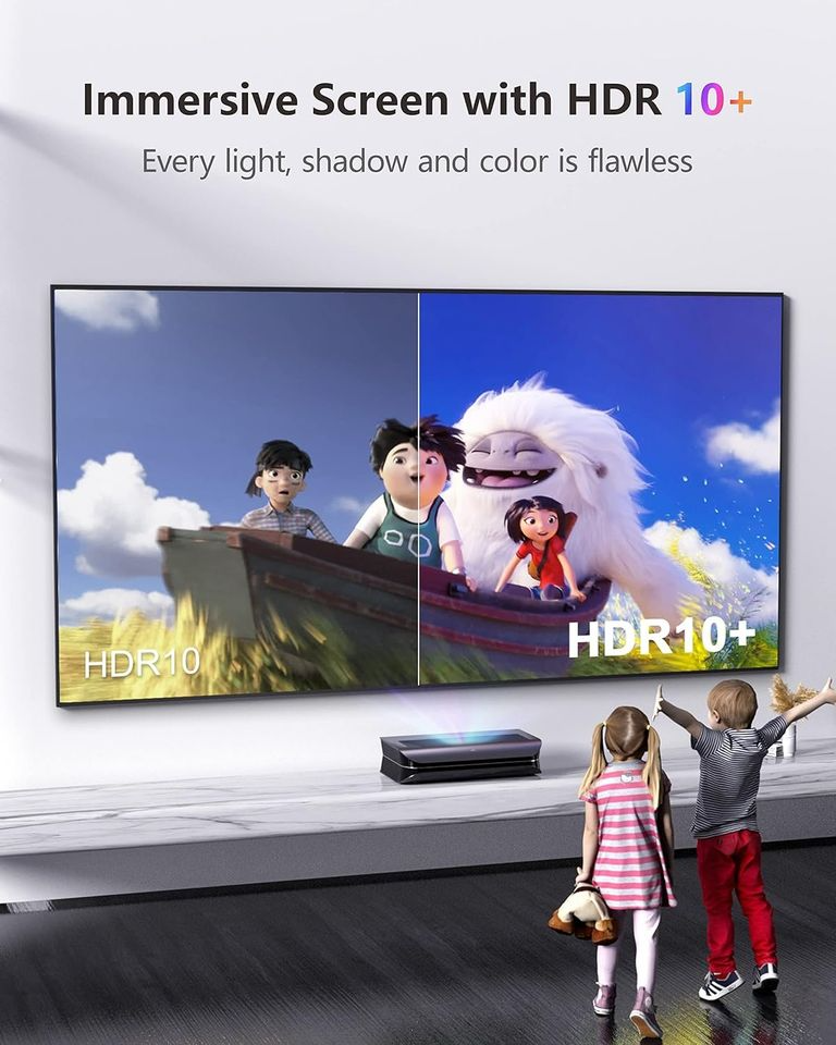 AWOL VISION LTV-2500 4K UHD Ultra Short Throw Triple Laser Projector