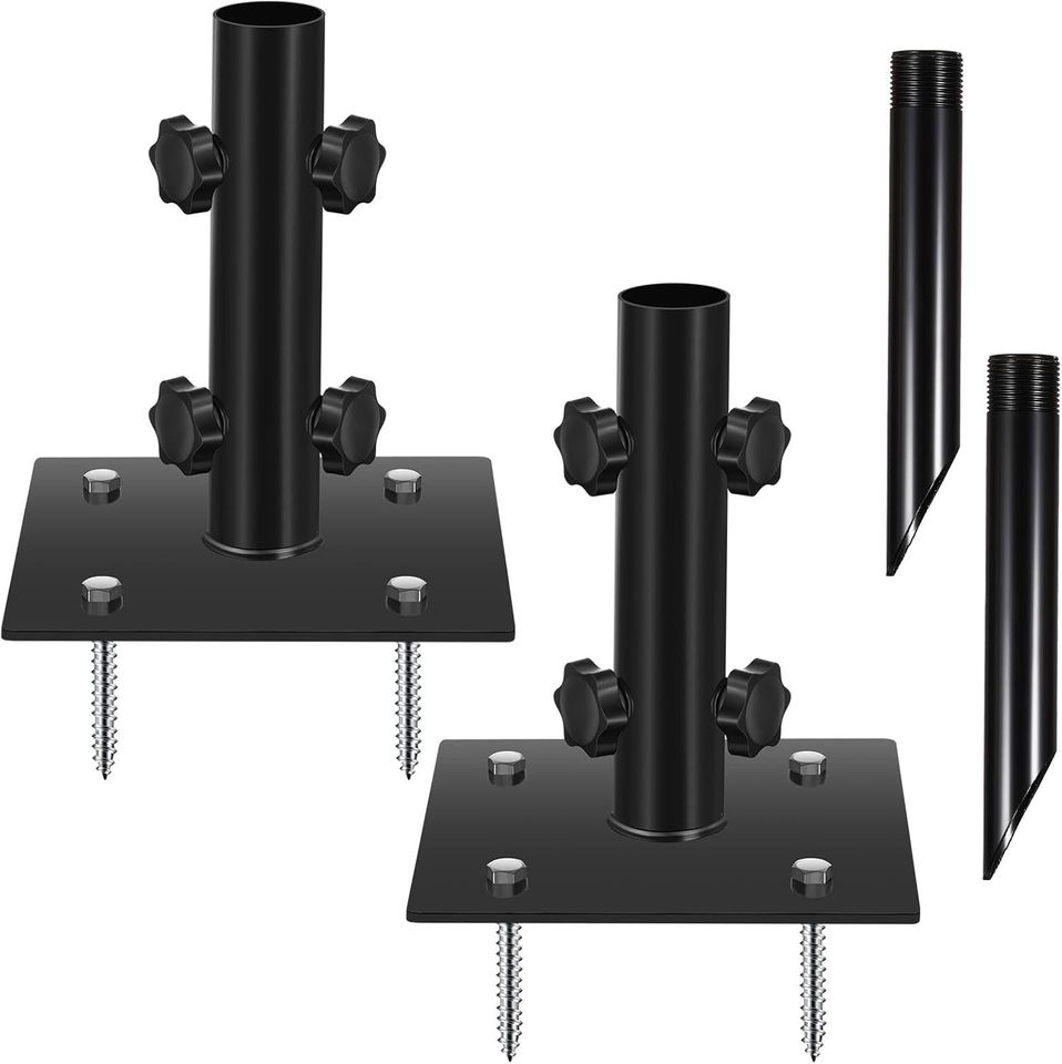 2 Pack Patio Umbrella Stand Umbrella Base for Outside Heavy Duty Table