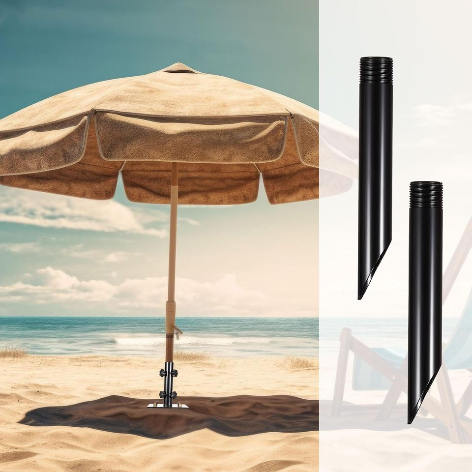 2 Pack Patio Umbrella Stand Umbrella Base for Outside Heavy Duty Table