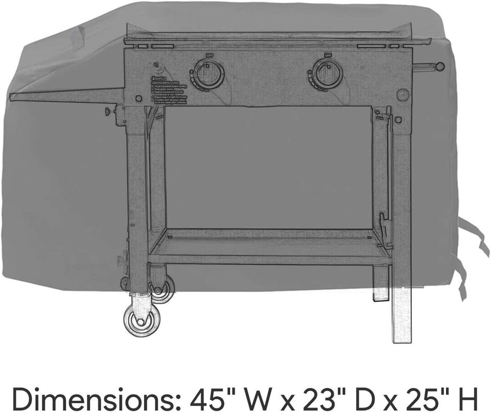 28 inch Blackstone Grill Griddle Cover, 600D Waterproof BBQ