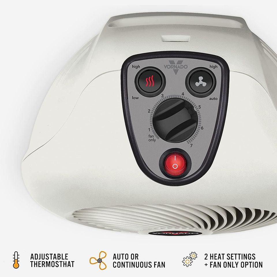 New Vornado VH2 Whole Room Space Heater, Linen