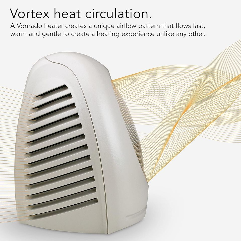 New Vornado VH2 Whole Room Space Heater, Linen