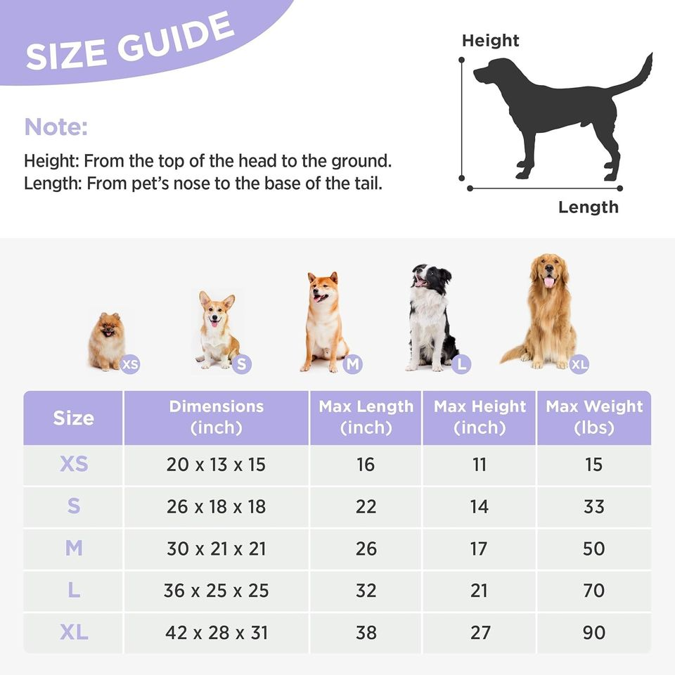 Lesure Collapsible Dog Crate - Portable Dog Travel Crate Kennel for Small Dog