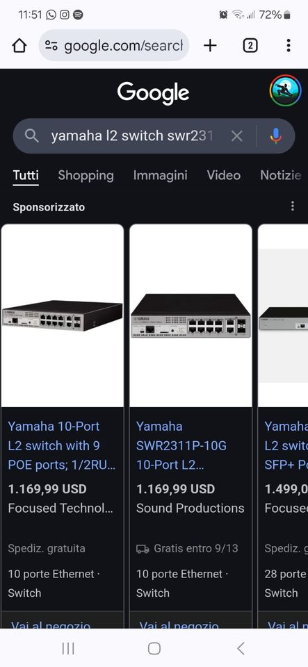 Yamaha Intelligent L2 Network switch with PoE