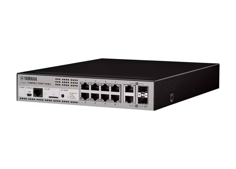 Yamaha Intelligent L2 Network switch with PoE