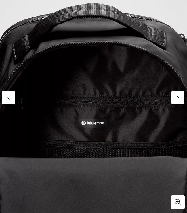 Lululemon New Crew Backpack 22L Updated Black