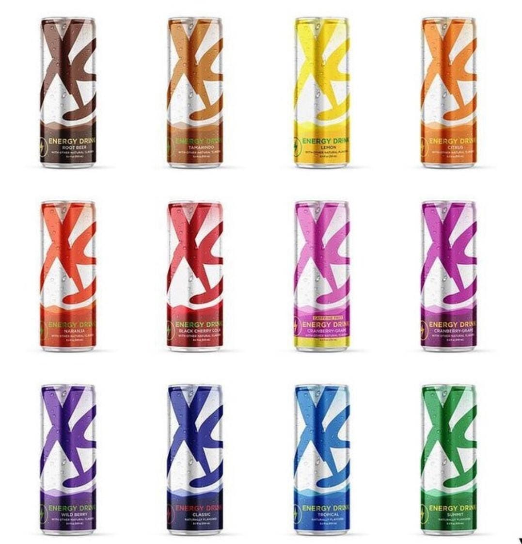 XS™ Energy Drink 12 oz – Variety Case