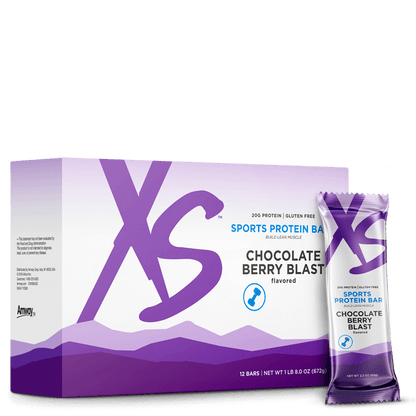 XS™ Sports Protein Bars – Chocolate Berry 12 bar pack