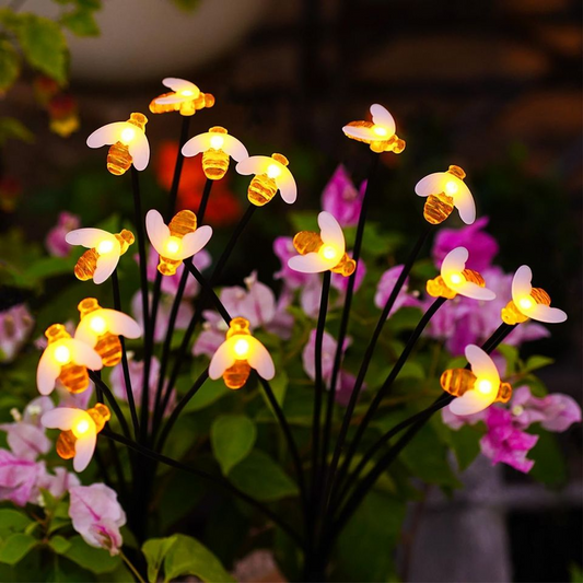 Solar Garden Lights for Outside Swaying Solar Outdoor Lights,Yard Patio(4 Pack),Unique Garden Gifts