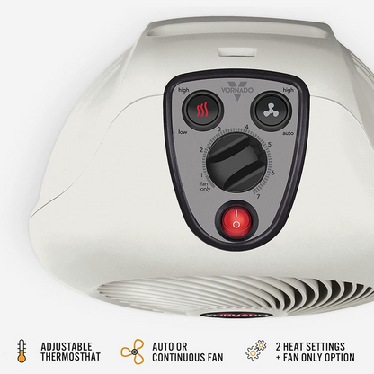 New Vornado VH2 Whole Room Space Heater, Linen