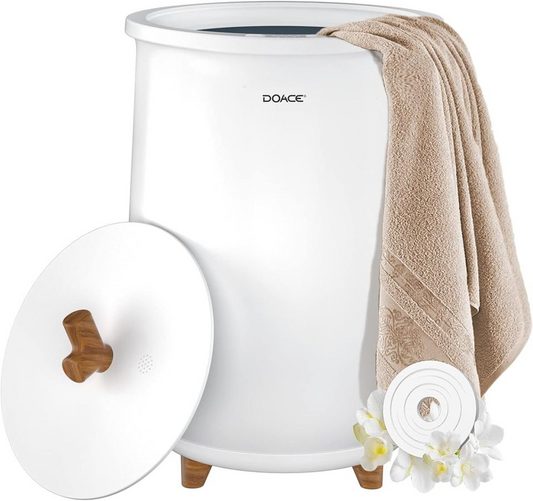 NEW DOACE Luxury Towel Warmers, Heated Towel Warmer Bucket Adjustable Timer