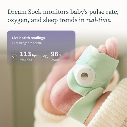 Owlet® Dream Duo Smart Baby Monitor: FDA-Cleared Dream Sock® Plus Owlet Cam 2- Tracks & Notifies