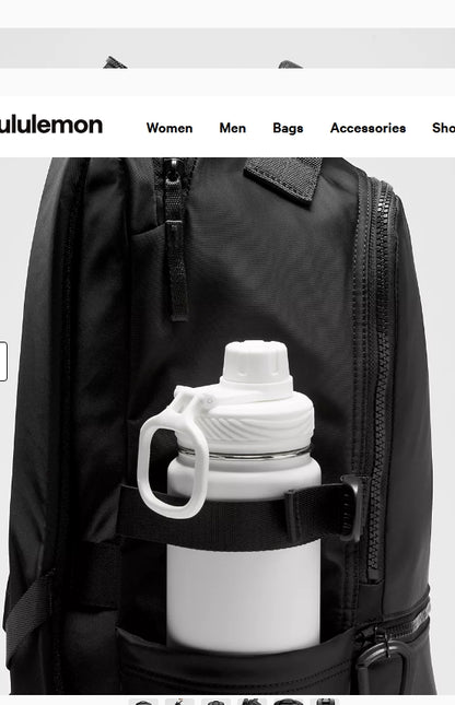 Lululemon New Crew Backpack 22L Updated Black