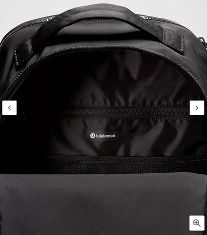 Lululemon New Crew Backpack 22L Updated Black