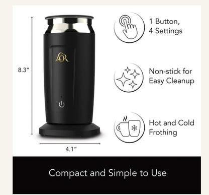 NEW L'OR Barista Frother Bundle Black